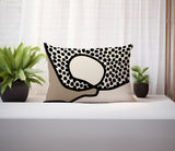 Miera Abstract Reversible Indoor/Outdoor Rectangular Pillow