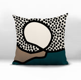Miera Abstract Reversible Indoor/Outdoor Square Pillow