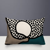 Miera Abstract Reversible Indoor/Outdoor Rectangular Pillow