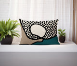 Miera Abstract Reversible Indoor/Outdoor Rectangular Pillow