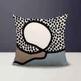 Miera Abstract Reversible Indoor/Outdoor Square Pillow