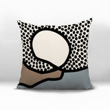 Miera Abstract Reversible Indoor/Outdoor Square Pillow