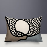 Miera Abstract Reversible Indoor/Outdoor Rectangular Pillow
