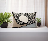 Miera Abstract Reversible Indoor/Outdoor Rectangular Pillow
