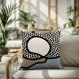 Miera Abstract Reversible Indoor/Outdoor Square Pillow