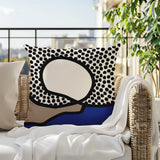 Miera Abstract Reversible Indoor/Outdoor Square Pillow