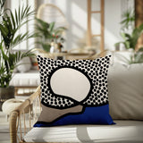 Miera Abstract Reversible Indoor/Outdoor Square Pillow