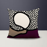 Miera Abstract Reversible Indoor/Outdoor Square Pillow