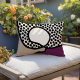 Miera Abstract Reversible Indoor/Outdoor Rectangular Pillow