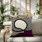 Miera Abstract Reversible Indoor/Outdoor Square Pillow