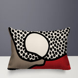 Miera Abstract Reversible Indoor/Outdoor Rectangular Pillow