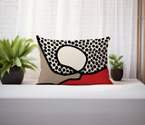 Miera Abstract Reversible Indoor/Outdoor Rectangular Pillow