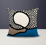 Miera Abstract Reversible Indoor/Outdoor Square Pillow