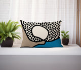 Miera Abstract Reversible Indoor/Outdoor Rectangular Pillow