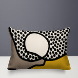 Miera Abstract Reversible Indoor/Outdoor Rectangular Pillow