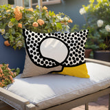 Miera Abstract Reversible Indoor/Outdoor Rectangular Pillow