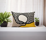 Miera Abstract Reversible Indoor/Outdoor Rectangular Pillow
