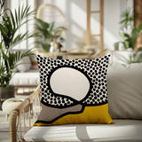 Miera Abstract Reversible Indoor/Outdoor Square Pillow