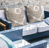 Mika Floral Reversible Indoor/Outdoor Square Pillow