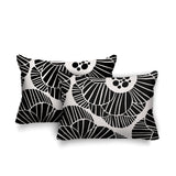 Mika Floral Reversible Indoor/Outdoor Rectangular Pillow
