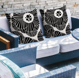 Mika Floral Reversible Indoor/Outdoor Square Pillow