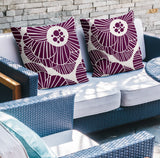 Mika Floral Reversible Indoor/Outdoor Square Pillow