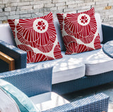 Mika Floral Reversible Indoor/Outdoor Square Pillow