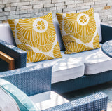 Mika Floral Reversible Indoor/Outdoor Square Pillow