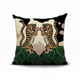Mikro Tiger Reversible Indoor/Outdoor Square Pillow