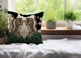 Mikro Tiger Reversible Indoor/Outdoor Square Pillow