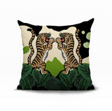 Mikro Tiger Reversible Indoor/Outdoor Square Pillow