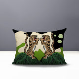 Mikro Tiger Reversible Indoor/Outdoor Rectangle Pillow