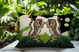 Mikro Tiger Reversible Indoor/Outdoor Rectangle Pillow