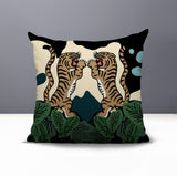 Mikro Tiger Reversible Indoor/Outdoor Square Pillow