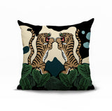 Mikro Tiger Reversible Indoor/Outdoor Square Pillow