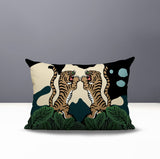 Mikro Tiger Reversible Indoor/Outdoor Rectangle Pillow