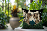 Mikro Tiger Reversible Indoor/Outdoor Square Pillow