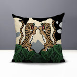Mikro Tiger Reversible Indoor/Outdoor Square Pillow