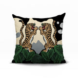 Mikro Tiger Reversible Indoor/Outdoor Square Pillow