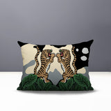 Mikro Tiger Reversible Indoor/Outdoor Rectangle Pillow