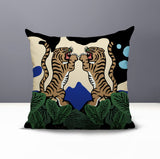 Mikro Tiger Reversible Indoor/Outdoor Square Pillow