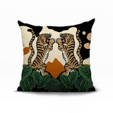 Mikro Tiger Reversible Indoor/Outdoor Square Pillow
