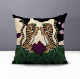 Mikro Tiger Reversible Indoor/Outdoor Square Pillow