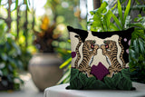 Mikro Tiger Reversible Indoor/Outdoor Square Pillow