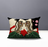 Mikro Tiger Reversible Indoor/Outdoor Rectangle Pillow
