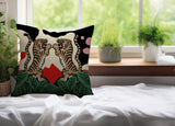 Mikro Tiger Reversible Indoor/Outdoor Rectangle Pillow