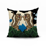 Mikro Tiger Reversible Indoor/Outdoor Square Pillow