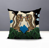 Mikro Tiger Reversible Indoor/Outdoor Square Pillow