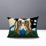 Mikro Tiger Reversible Indoor/Outdoor Rectangle Pillow