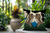 Mikro Tiger Reversible Indoor/Outdoor Rectangle Pillow